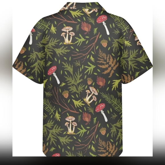 Funky Fresh: PinUp Angel Striped Hawaiian Beach Shirt - Picture 2 of 3